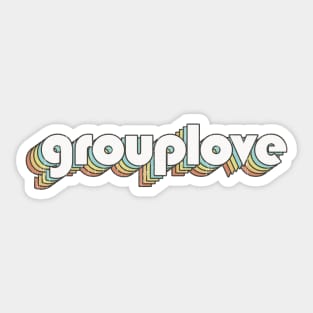 Grouplove / Rainbow Vintage Sticker